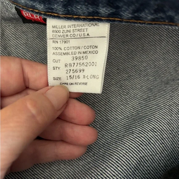 Women’s vintage Rockies Rocky Mountain jeans size 15/16 x36 Preloved. Good cond - Picture 13 of 13